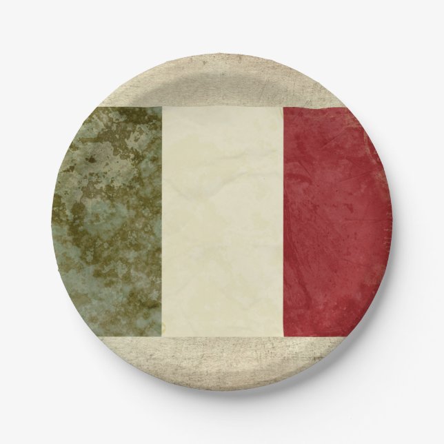 Assiettes En Carton Plaques de papier Italie (Devant)