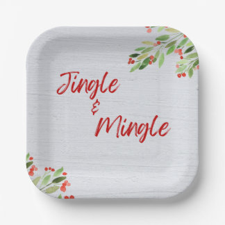 Assiettes En Carton Plaques de papier Jingle et Mingle