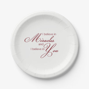 Assiettes En Carton Plaques de papier Miracles