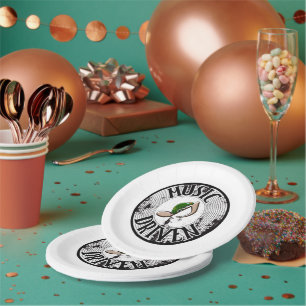 Assiettes En Carton Plaques de papier musicales