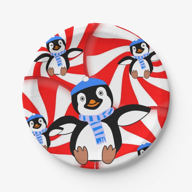 Assiettes En Carton Plaques de papier Noël (Devant)