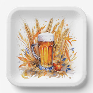 Assiettes En Carton Plaques de papier Oktoberfest
