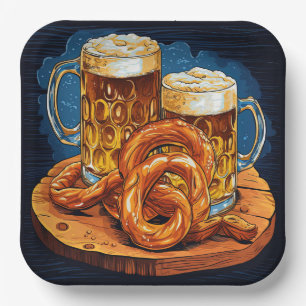 Assiettes En Carton Plaques de papier Oktoberfest