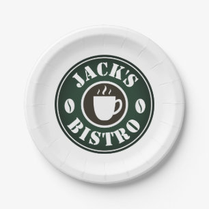 Assiettes En Carton Plaques de papier personnalisées avec logo d'entre