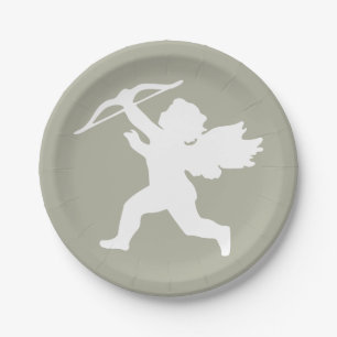 Assiettes En Carton Plaques de papier personnalisées cupides