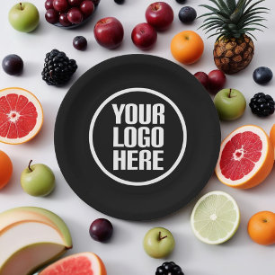 Assiettes En Carton Plaques de papier personnalisées votre logo ici