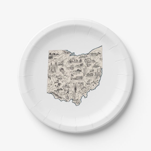 Assiettes En Carton Plaques de papier pour les parties de cartes d'ima (Devant)