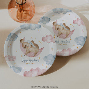 Assiettes En Carton Plaques de papier pour révélation de genre Twinkle