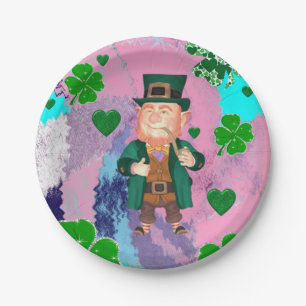 Assiettes En Carton Plaques de papier Saint Patrick's Day