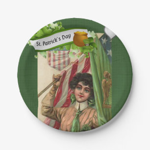Assiettes En Carton Plaques de papier Saint Patrick's Day