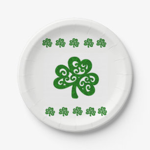 Assiettes En Carton Plaques de papier Saint Patrick's Day