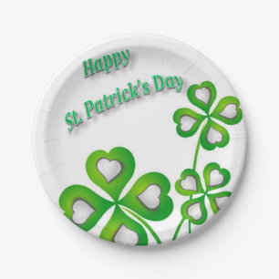 Assiettes En Carton Plaques de papier Saint Patrick's Day