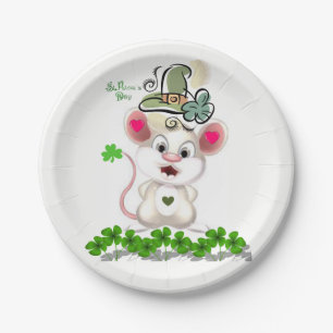 Assiettes En Carton Plaques de papier Saint Patrick's Day