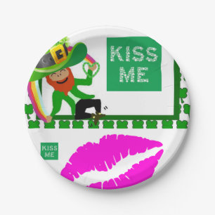 Assiettes En Carton Plaques de papier Saint Patrick's Day