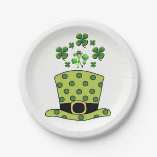 Assiettes En Carton Plaques de papier Saint Patrick's Day