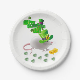 Assiettes En Carton Plaques de papier Saint Patrick's Day