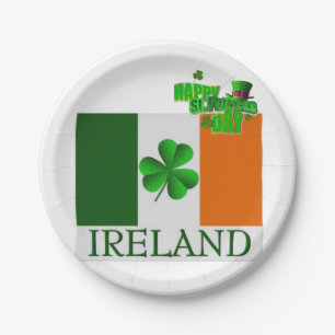 Assiettes En Carton Plaques de papier Saint Patrick's Day