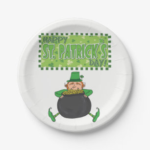Assiettes En Carton Plaques de papier Saint Patrick's Day