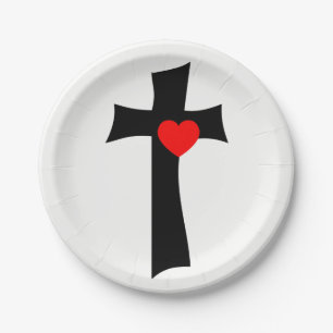 Assiettes En Carton Plaques de papier Saint-Valentin