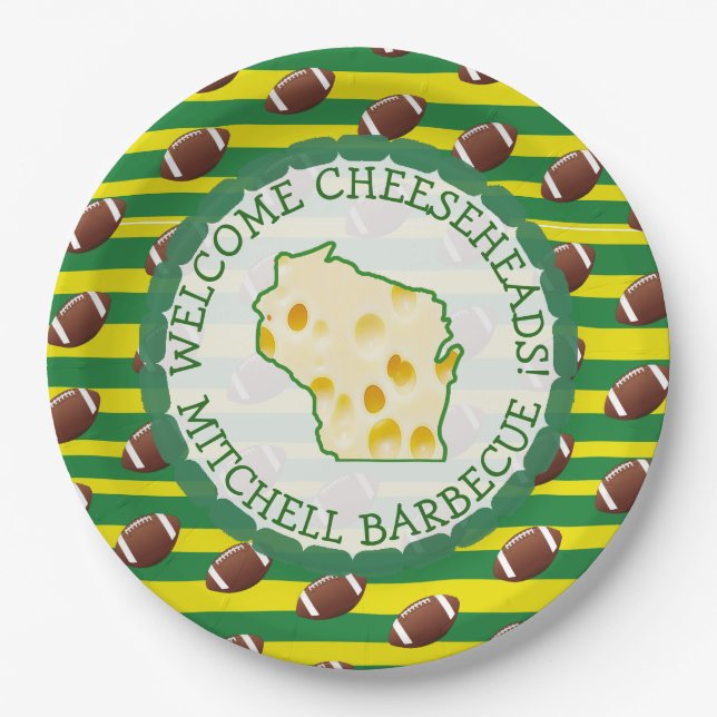 Assiettes En Carton Plaques de papier-tête de fromage personnalisées (Devant)