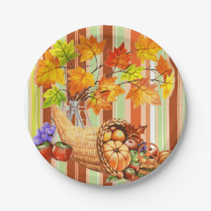 Assiettes En Carton Plaques de papier Thanksgiving