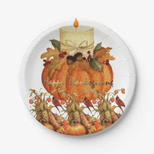 Assiettes En Carton Plaques de papier Thanksgiving