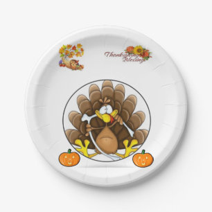 Assiettes En Carton Plaques de papier Thanksgiving