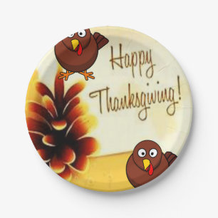 Assiettes En Carton Plaques de papier Thanksgiving