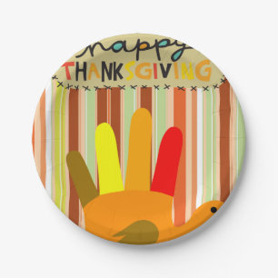 Assiettes En Carton Plaques de papier Thanksgiving