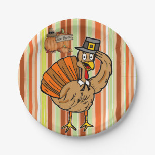 Assiettes En Carton Plaques de papier Thanksgiving