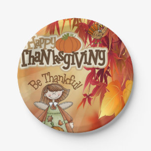 Assiettes En Carton Plaques de papier Thanksgiving
