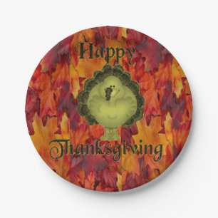 Assiettes En Carton Plaques de papier Thanksgiving