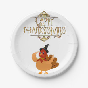 Assiettes En Carton Plaques de papier Thanksgiving