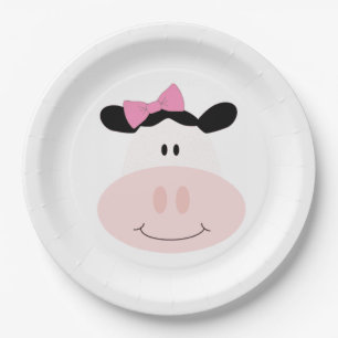 Assiettes En Carton Plaques de papier vaches
