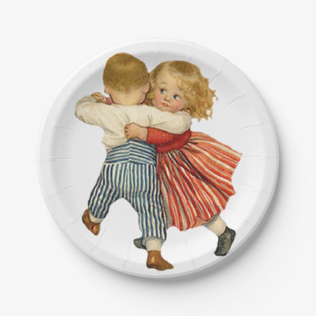 Assiettes En Carton Plaques de papier Valentine's (Devant)