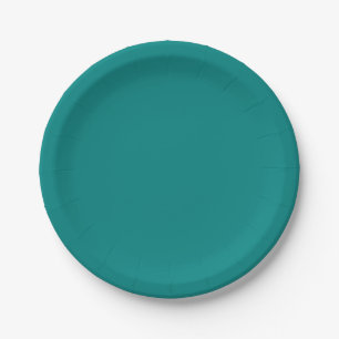 Assiettes En Carton Plaques de papier vert turquoises