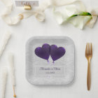 Plaques de papier Wedding shower de ballons de coe