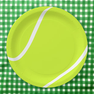 Assiettes En Carton Plaques de Tennis Ball Paper Party