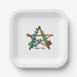Assiettes En Carton Plaques de yule