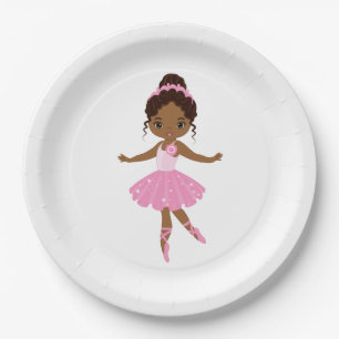 Assiettes En Carton Plaques du Princess Ballerina