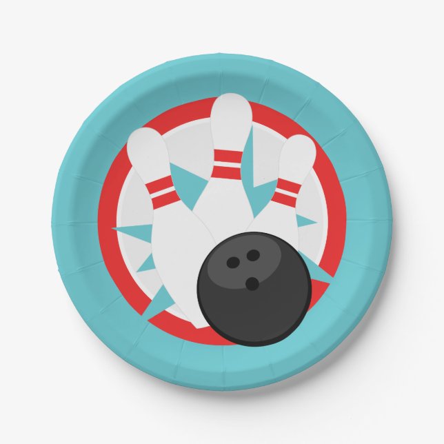 Assiettes En Carton Plaques en papier à pochette bleue turquoise (Devant)