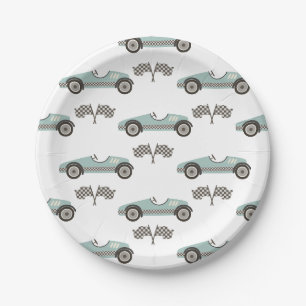 Assiettes En Carton Plaques en papier d'anniversaire de la voiture de 