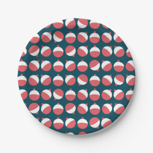 Assiettes En Carton Plaques en papier de Bobber de pêche mignonne