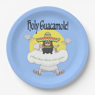 Assiettes En Carton Plaques en papier de Saint-Guacamole
