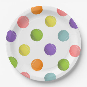 Assiettes En Carton Plaques en papier de tennis