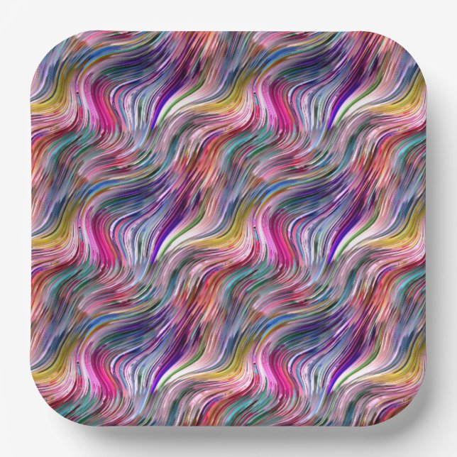 Assiettes En Carton Plaques en papier d'encre à alcool (Recto)