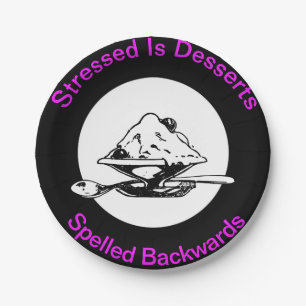 Assiettes En Carton Plaques en papier Desserts amusants gâteau d'anniv