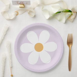 Assiettes En Carton Plaques en papier lilas de marais rétro