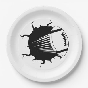 Assiettes En Carton Plaques en papier pour les sports de football cool