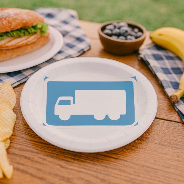 Assiettes En Carton Plaques en papier pour panneaux routiers pour cami (Créateur téléchargé)